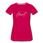 Hart County Cursive Women's T-Shirt - dark pink