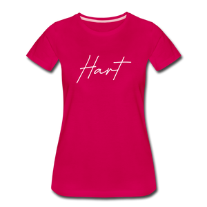 Hart County Cursive Women's T-Shirt - dark pink