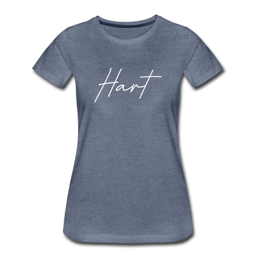 Hart County Cursive Women's T-Shirt - heather blue