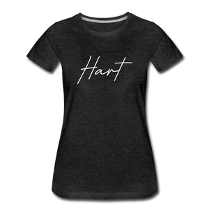 Hart County Cursive Women's T-Shirt - charcoal gray