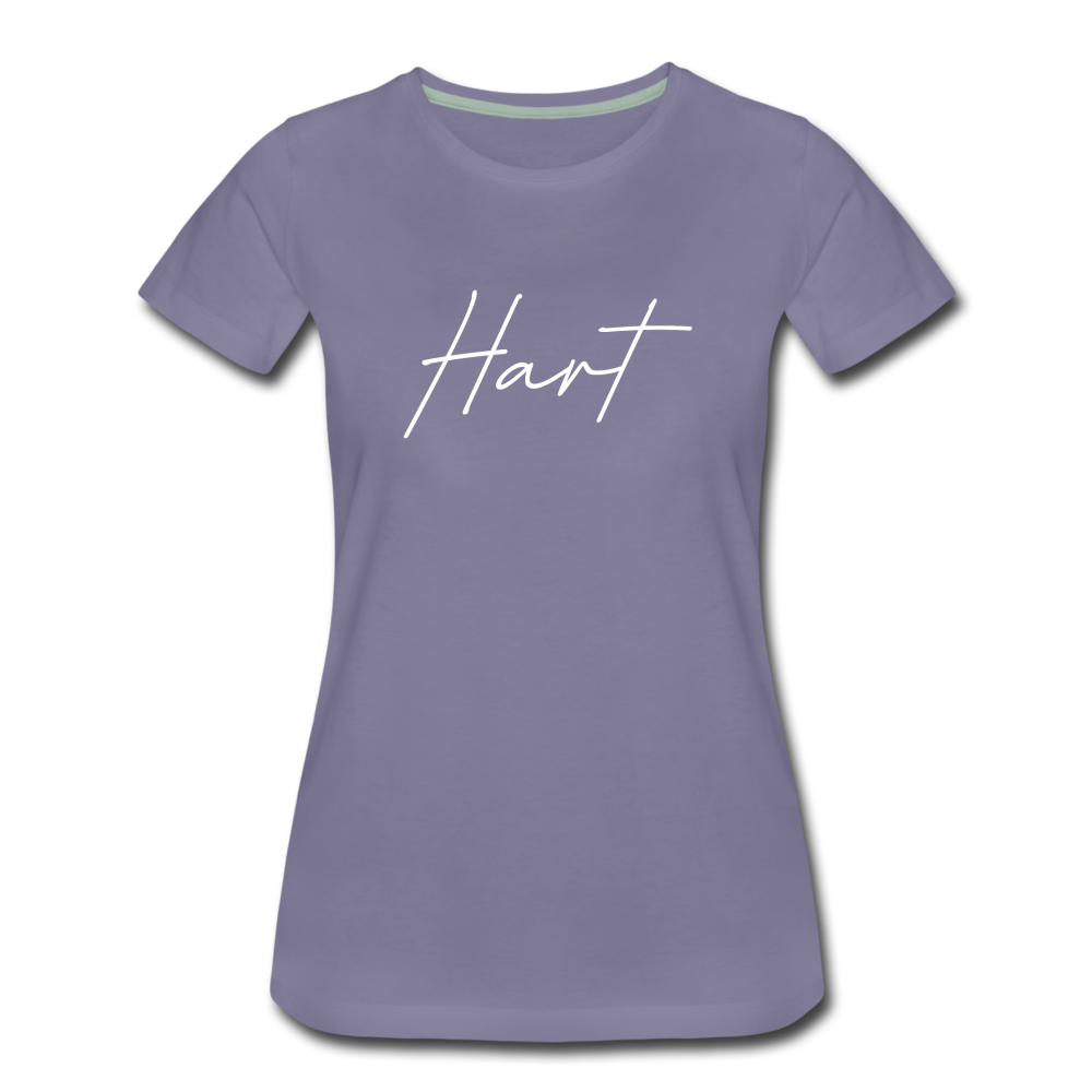 Hart County Cursive Women's T-Shirt - washed violet