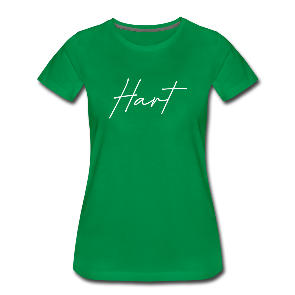 Hart County Cursive Women's T-Shirt - kelly green