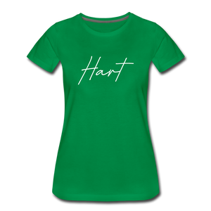 Hart County Cursive Women's T-Shirt - kelly green