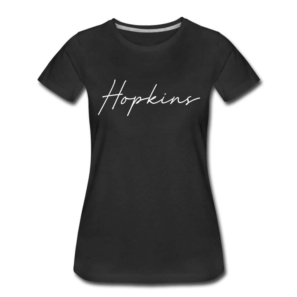 Hopkins County Cursive Women's T-Shirt - black