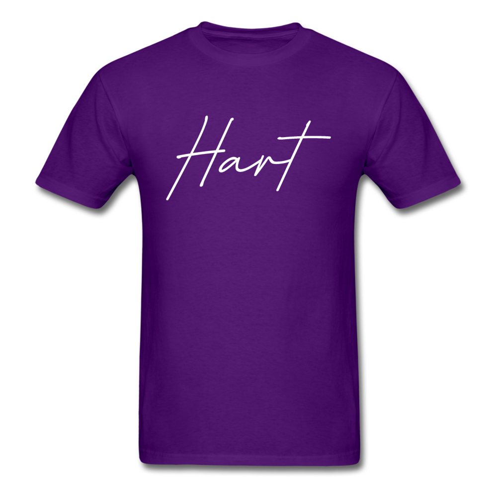 Hart County Cursive T-Shirt - purple