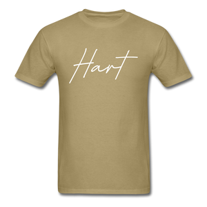 Hart County Cursive T-Shirt - khaki