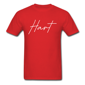 Hart County Cursive T-Shirt - red