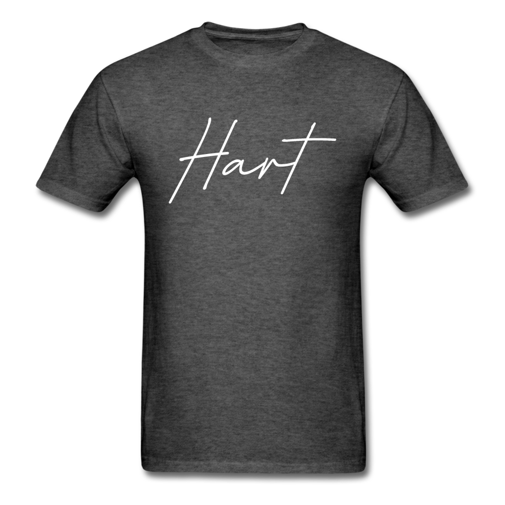 Hart County Cursive T-Shirt - heather black