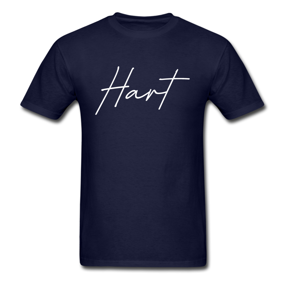 Hart County Cursive T-Shirt - navy