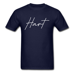 Hart County Cursive T-Shirt - navy