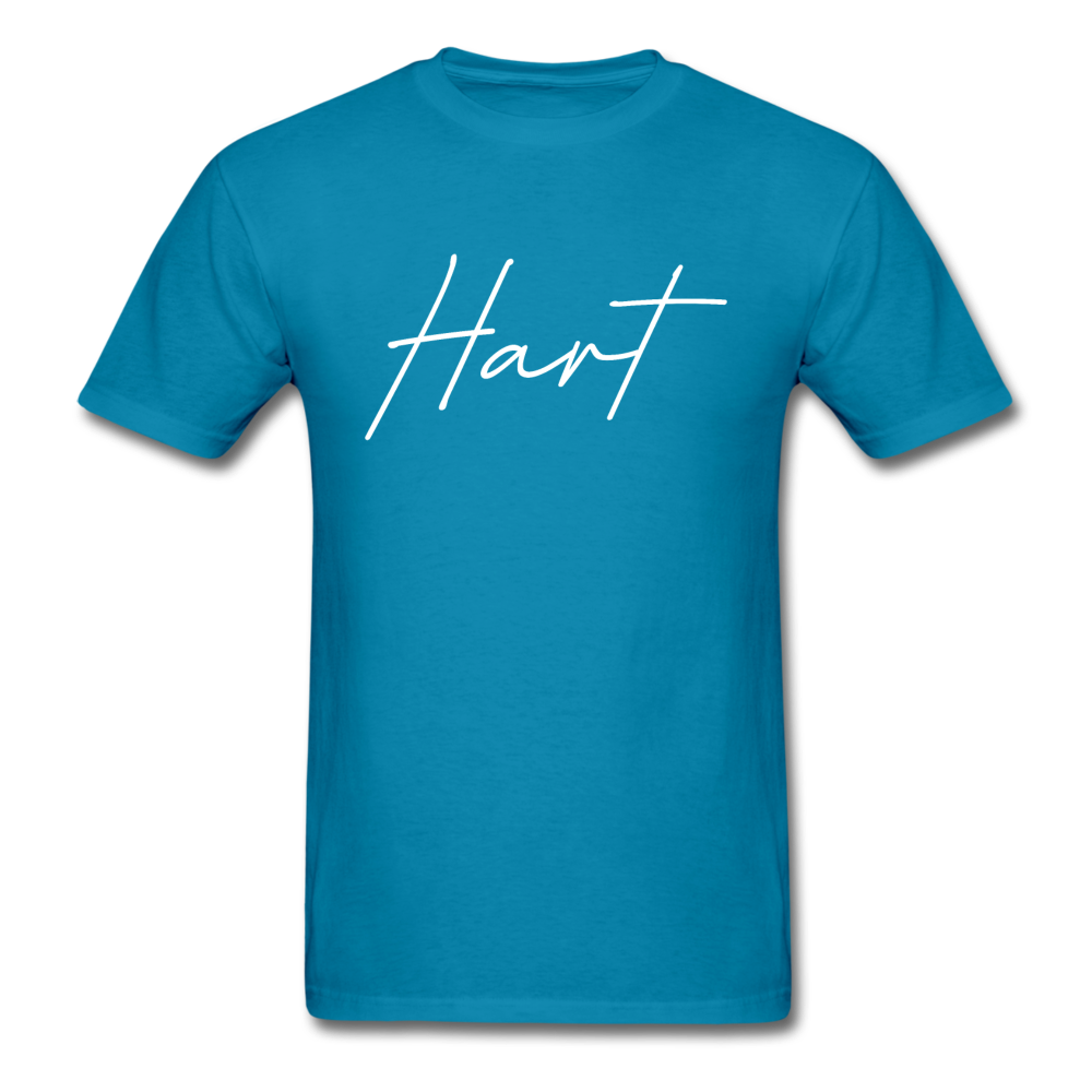 Hart County Cursive T-Shirt - turquoise