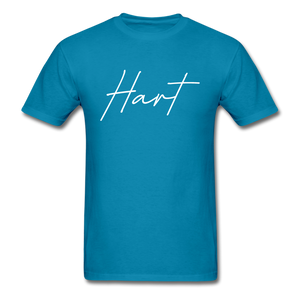 Hart County Cursive T-Shirt - turquoise