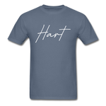 Hart County Cursive T-Shirt - denim