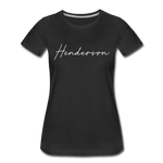 Henderson County Cursive Women's T-Shirt - black