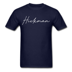 Hickman County Cursive T-Shirt - navy