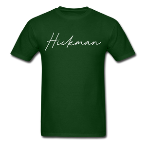 Hickman County Cursive T-Shirt - forest green