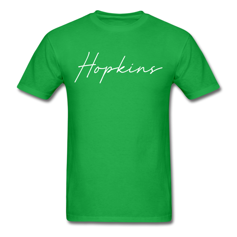 Hopkins County Cursive T-Shirt - bright green