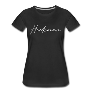 Hickman County Cursive Women's T-Shirt - black