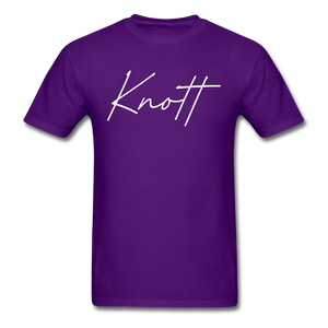 Knott County Cursive T-Shirt - purple