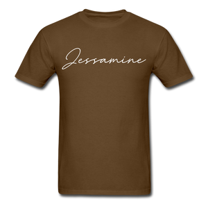 Jessamine County Cursive T-Shirt - brown