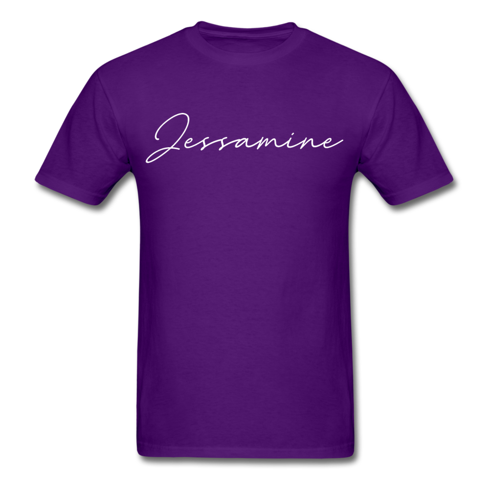 Jessamine County Cursive T-Shirt - purple