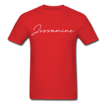 Jessamine County Cursive T-Shirt - red