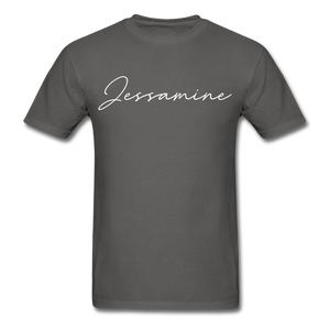 Jessamine County Cursive T-Shirt - charcoal
