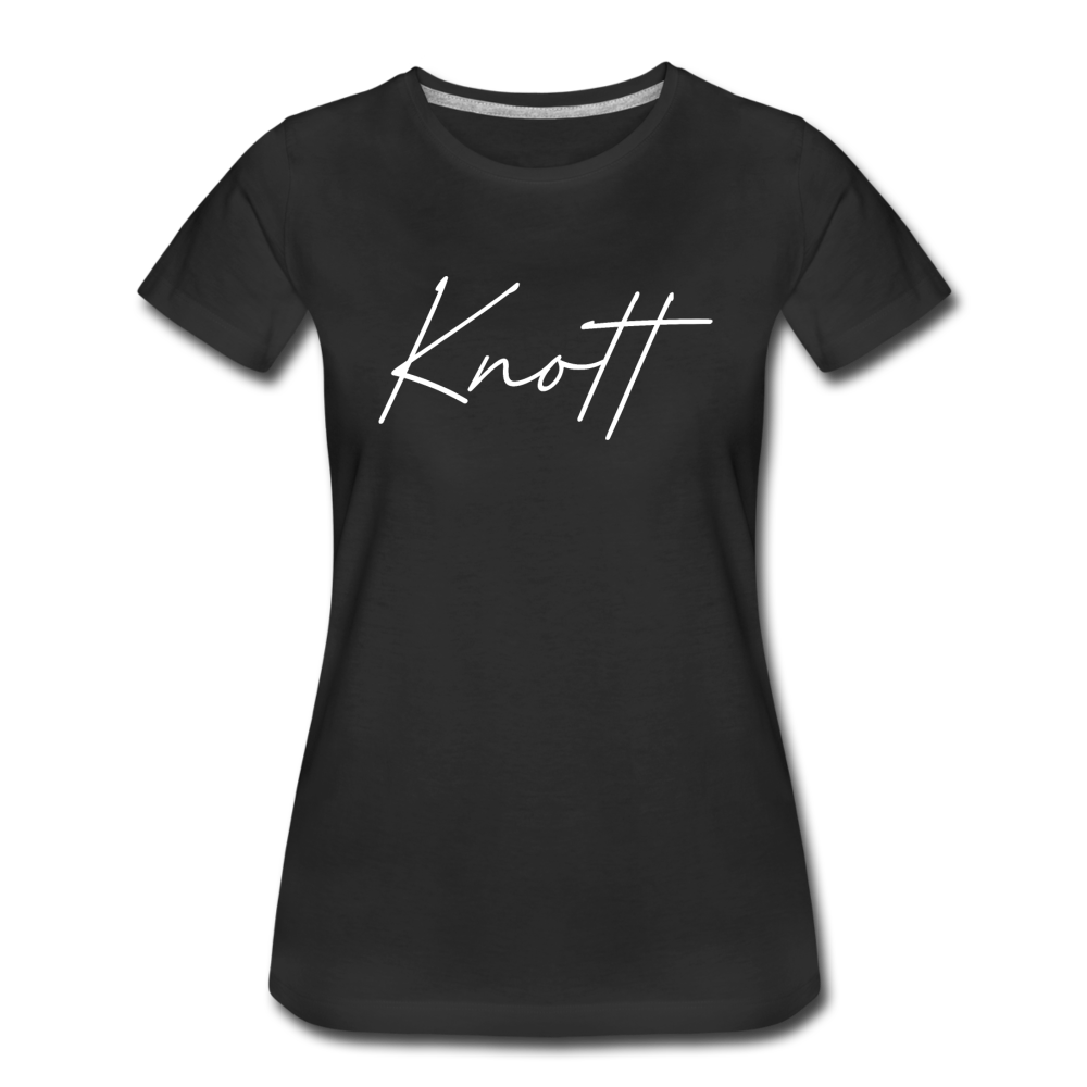 Knott County Cursive Women's T-Shirt - black