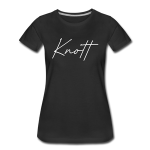 Knott County Cursive Women's T-Shirt - black