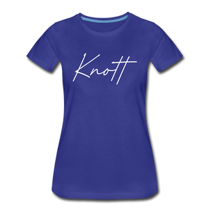 Knott County Cursive Women's T-Shirt - royal blue