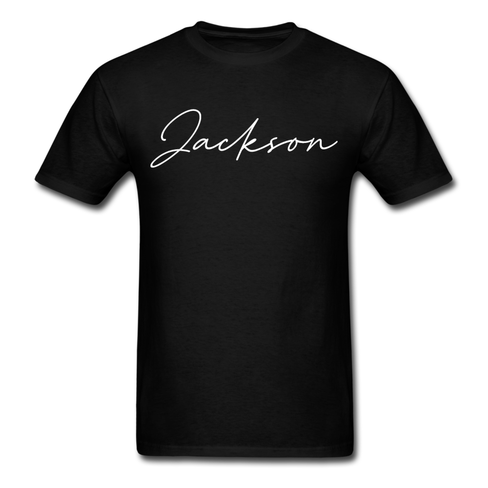 Jackson County Cursive T-Shirt - black