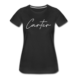 Carter County Cursive Women's T-Shirt - black