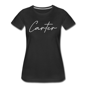 Carter County Cursive Women's T-Shirt - black