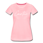 Carter County Cursive Women's T-Shirt - pink