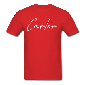 Carter County Cursive T-Shirt - red