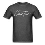 Carter County Cursive T-Shirt - heather black