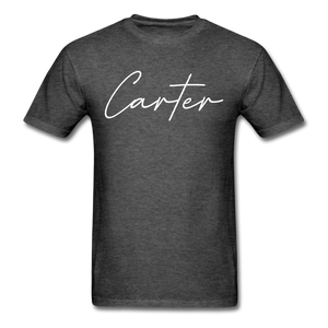 Carter County Cursive T-Shirt - heather black