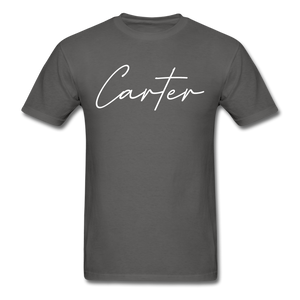 Carter County Cursive T-Shirt - charcoal