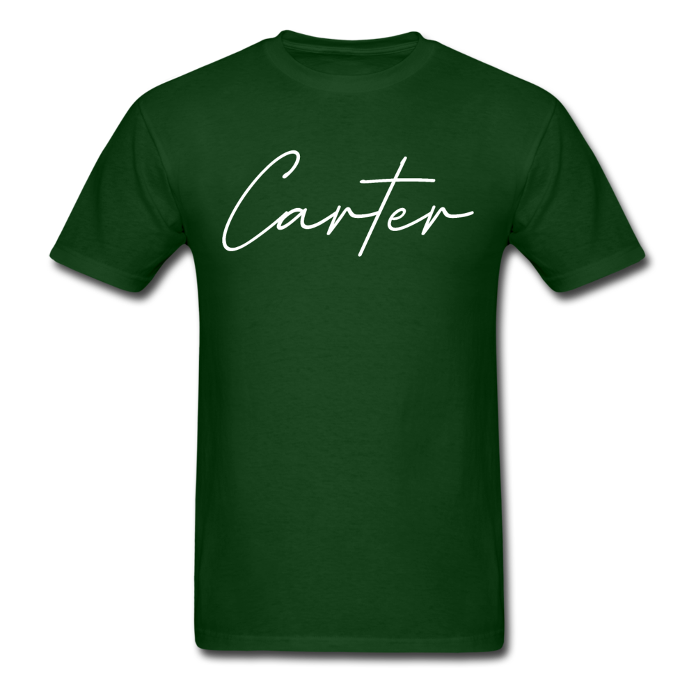 Carter County Cursive T-Shirt - forest green