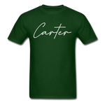 Carter County Cursive T-Shirt - forest green