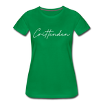 Crittenden County Cursive Women's T-Shirt - kelly green