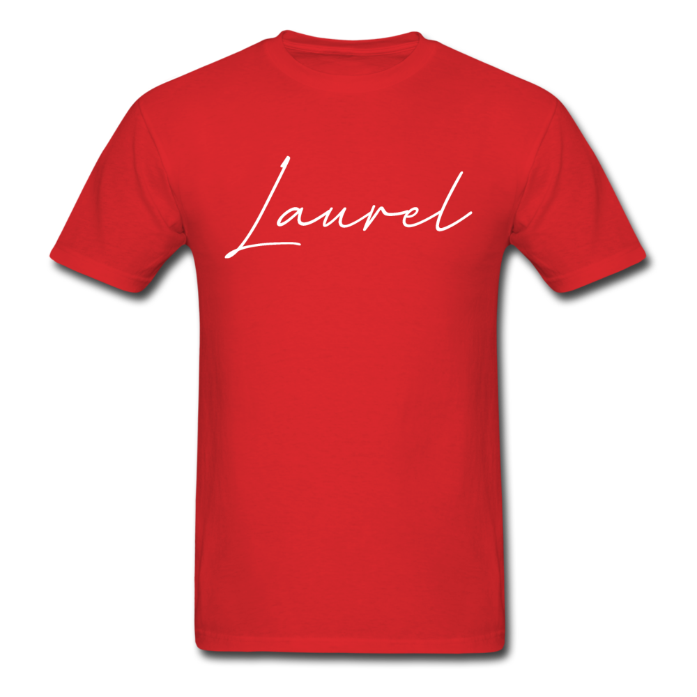 Laurel County Cursive T-Shirt - red