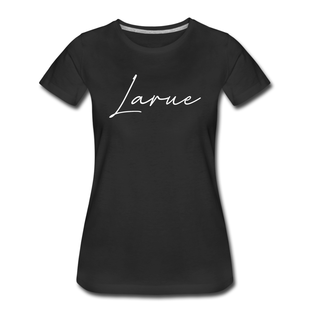 Larue County Cursive Women's T-Shirt - black