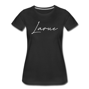 Larue County Cursive Women's T-Shirt - black