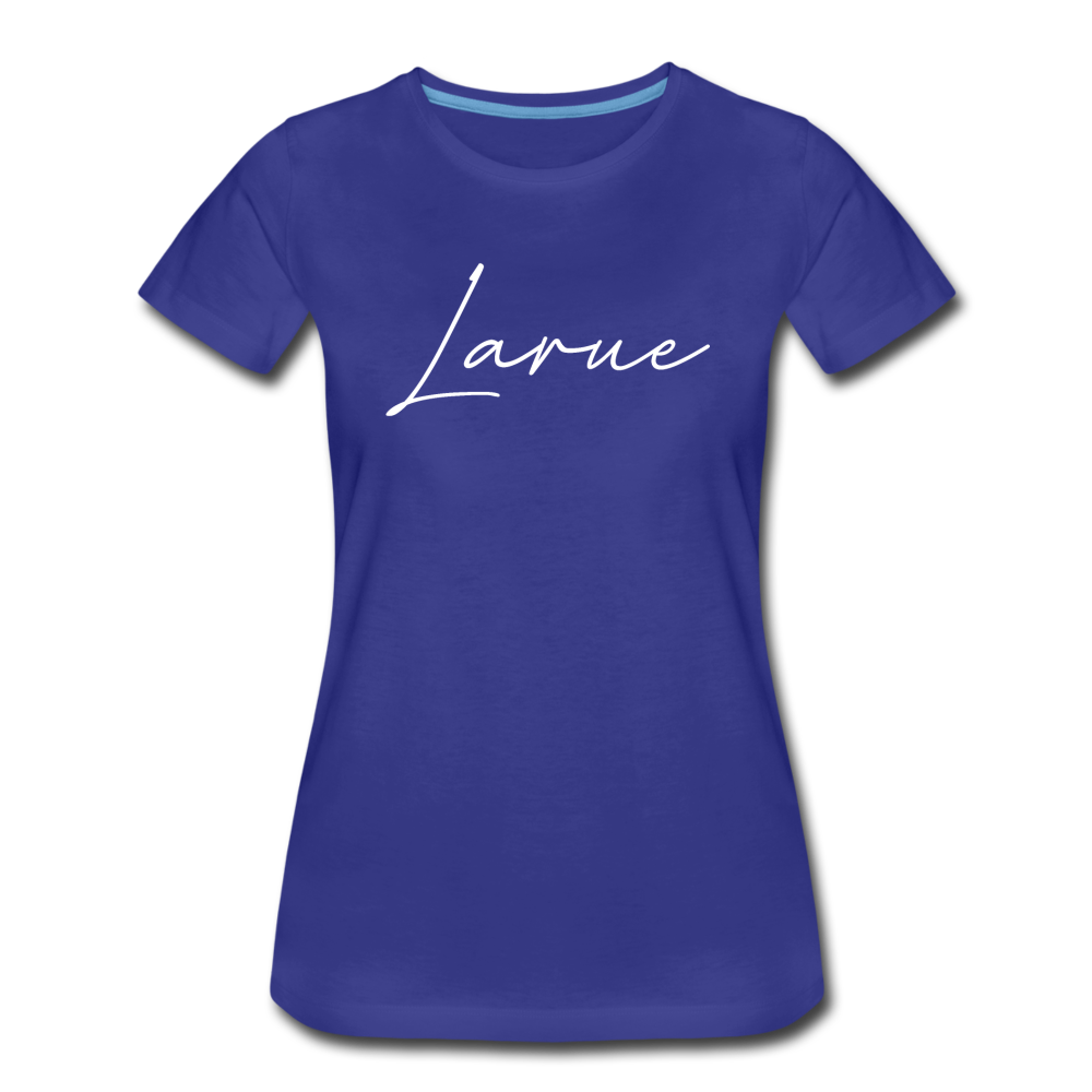 Larue County Cursive Women's T-Shirt - royal blue