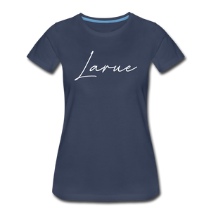 Larue County Cursive Women's T-Shirt - navy