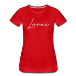 Larue County Cursive Women's T-Shirt - red