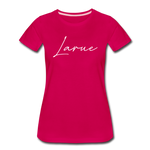 Larue County Cursive Women's T-Shirt - dark pink