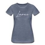 Larue County Cursive Women's T-Shirt - heather blue