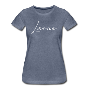 Larue County Cursive Women's T-Shirt - heather blue